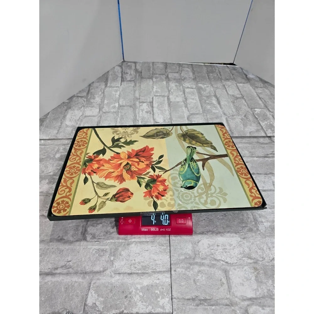 Jason‎ Cork Backed Placemats Set of 4 Colorful Bird Study 11